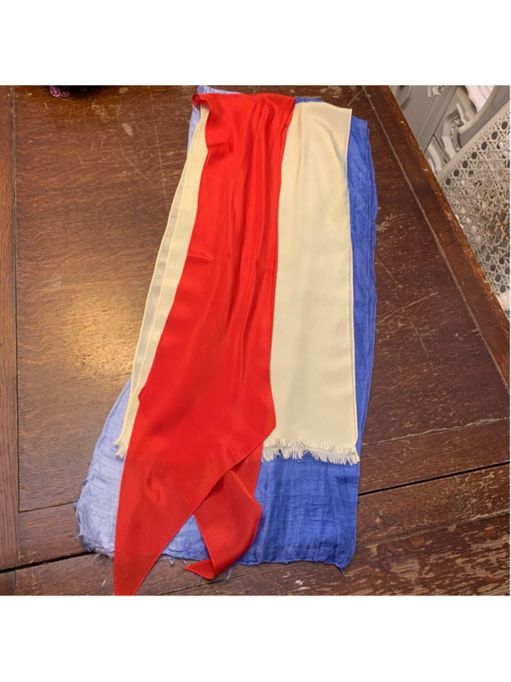 Women's Unbranded Scarves & Wraps One Size Blue Red Yellow